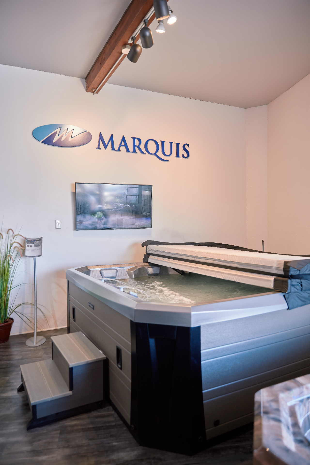 Marquis Spas showroom display